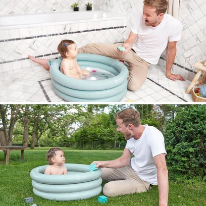 Babymoov AQUADOTS Inflatable Bathtub with removable deckchair, from birth