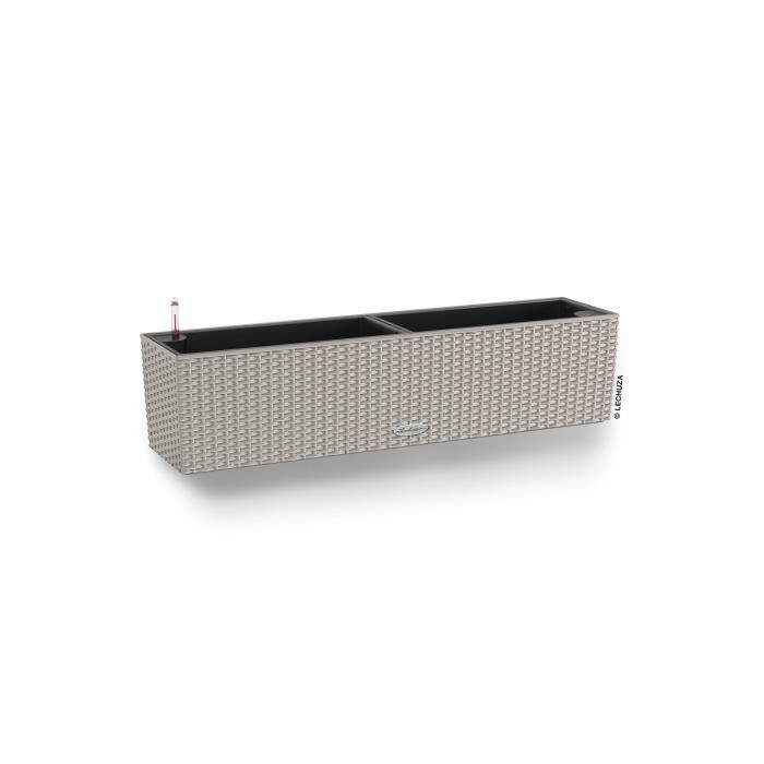 Jardiniere - Balconera cottage 80 - Complete kit - Sand brown - 12 L - LECHUZA