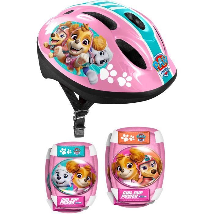 Roller protections - PAW PATROL - Helmet / Elbow pads / Knee pads - Pink
