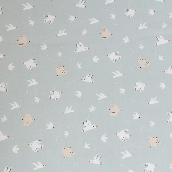 Over the sea nomadic mattress - 120 x 60 x 4 cm - Blue - TINEO