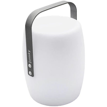 Cordless lantern - LUMISKY - LUCY ROCK - H31 cm - Aluminum handle - Warm white and dimmable white LED