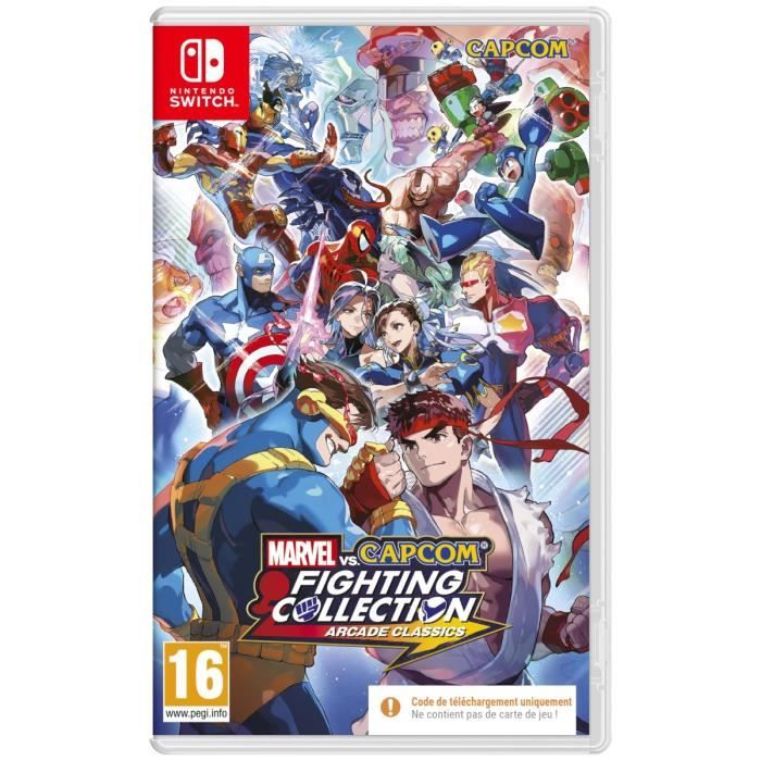 Marvel Vs Capcom Fighting Collection Arcade Classics (Download Code) - Nintendo Switch Game