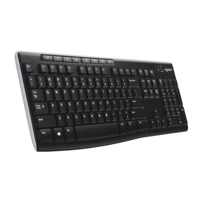 LOGITECH K270 Wireless Keyboard - Azerty - PC / Mac - Black