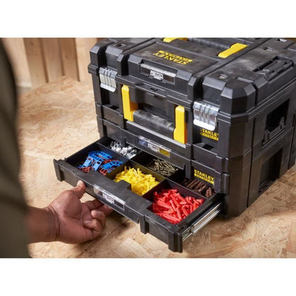STANLEY FATMAX PRO-STACK 2-Case Kit - FMST1-71981 - 2 handles - 2 drawers - 21.5 L