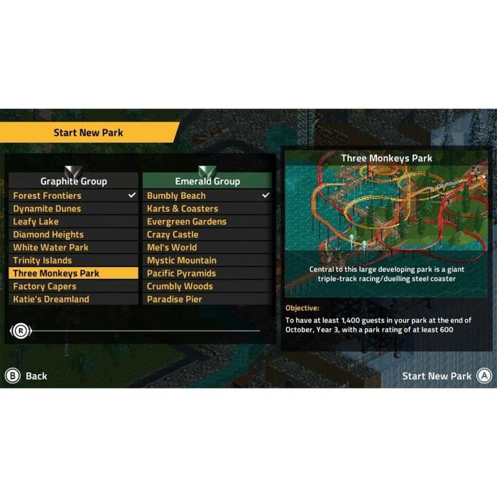 RollerCoaster Tycoon Classic - Nintendo Switch game