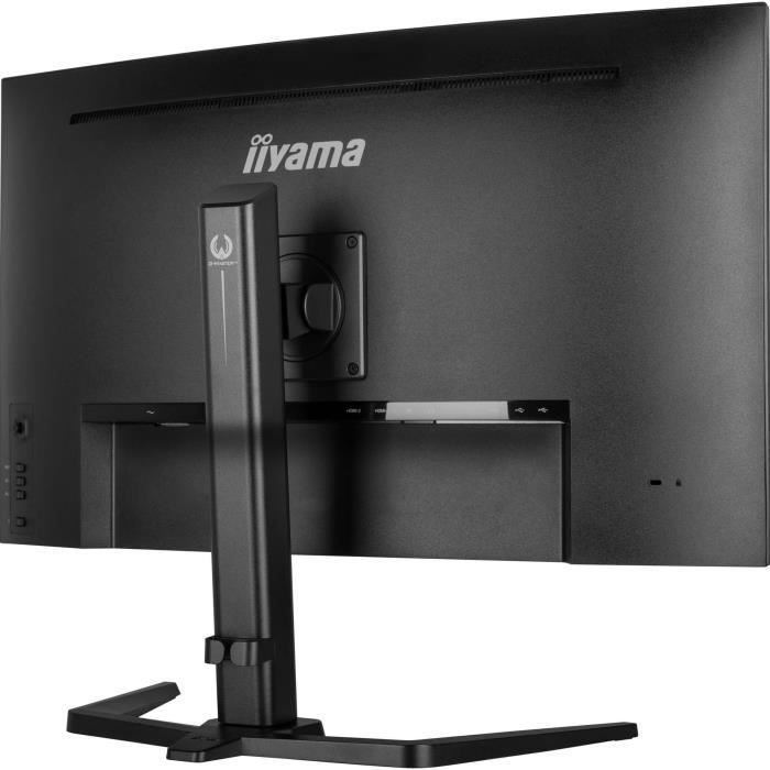 PC Monitor - IIYAMA - GCB3280QSU-B2 - 31.5 QHD - VA - 180Hz - 0.2ms - HDMI/DP/USB HUB - Adjustable stand - Curved 1500R - Black