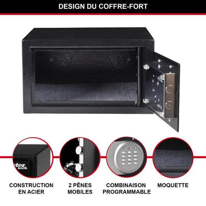Master Lock X041ML 11L - Electronic lock - Ideal for jewelry, identity papers