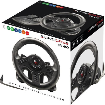 SUBSONIC - SV450 - Racing Wheel - Compatible Xbox Series, Switch, PS4, Xbox One, PC (programmable)