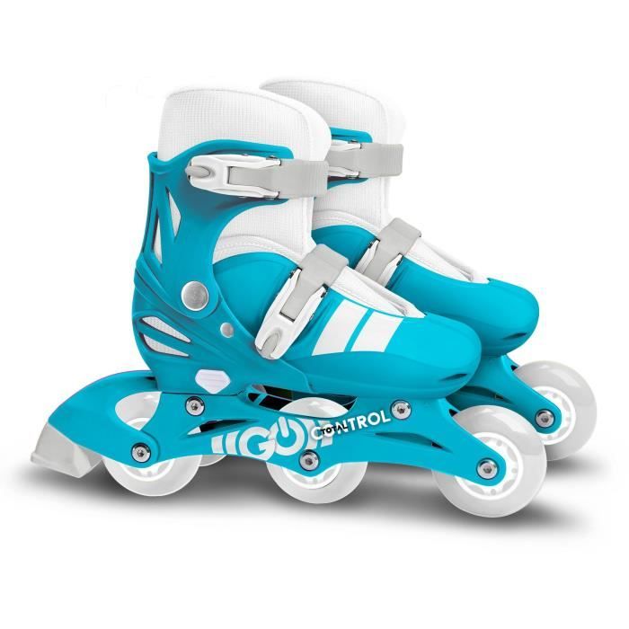 2-in-1 Inline Skates - STAMP - SKIDS CONTROL - 3 wheels - Size 27-30 - Unisex