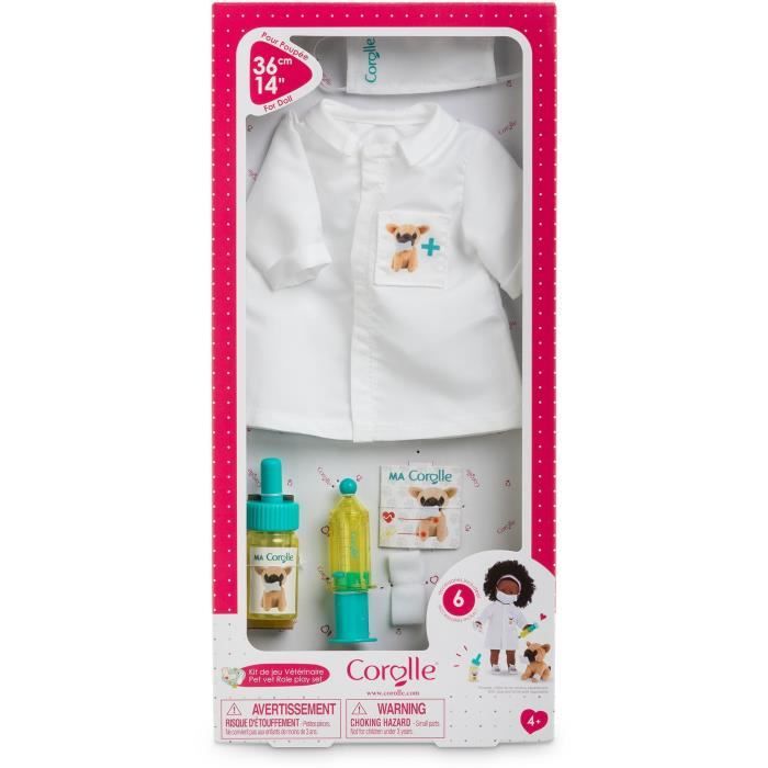 Doll accessories - COROLLE - Veterinarian Play Kit - For 36 cm doll - 6 accessories - From 4 years old