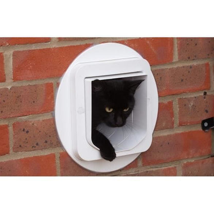 Sureflap Large Chatiere with connected electronic chip - white - 178 mm x 170 mm (delivered without the hub)