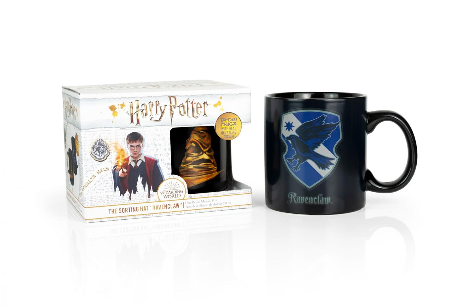 Harry Potter Ravenclaw 20oz Heat Reveal Ceramic Coffee Mug | Color Changing Cup