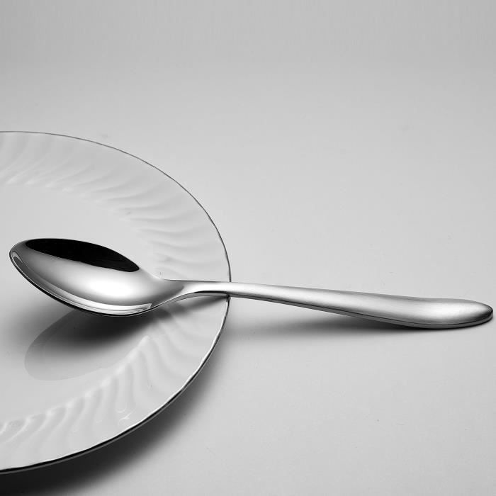 Cutlery set - ARTHUR MARTIN - AM0211 - 24 pieces - Stainless steel - Polished mirror finish