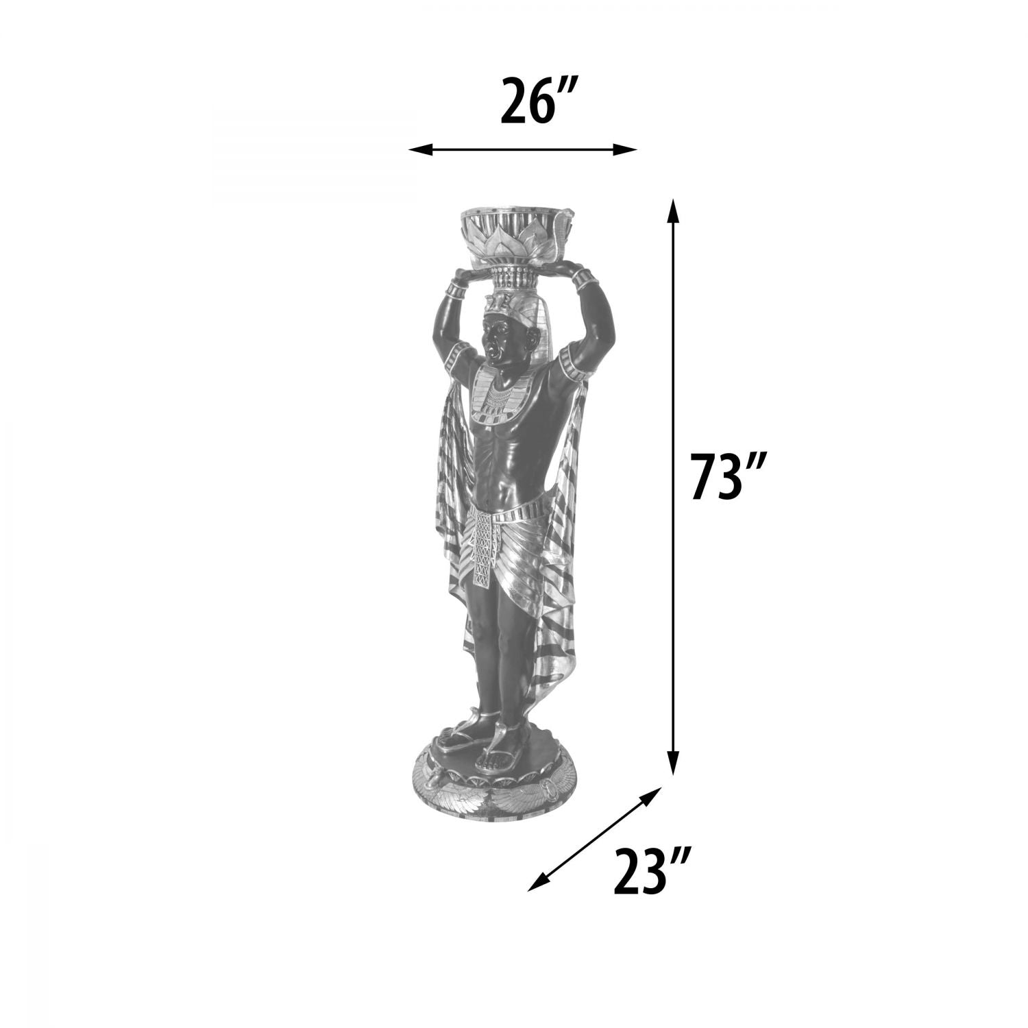 Egyptian Male Plant Holder