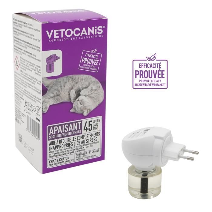 VETOCANIS Diffuser + Anti-stress refill for cats - Effective for 45 days