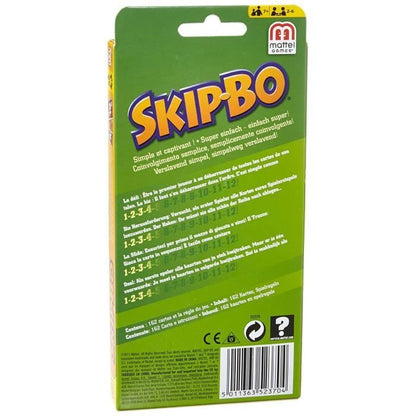 MATTEL GAMES - SKIP BO - Card Game