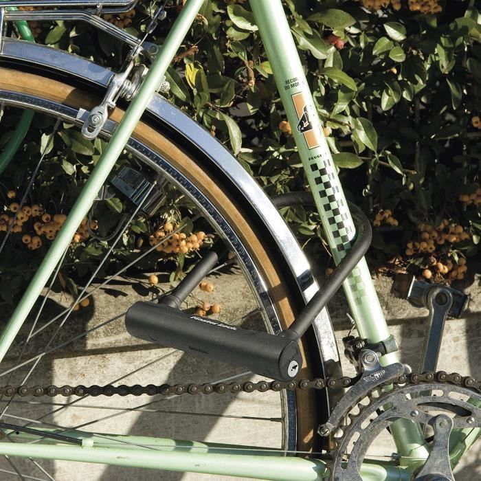 Antitheft U 2 flat keys Masterlock H.180mm Ø12mm