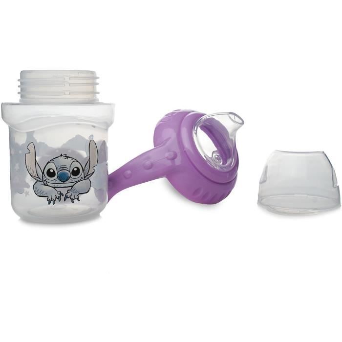 Cup with handles - THERMOBABY - 250 ml - Silicone spout - Lilo & Stitch