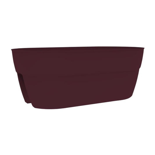 Cavaliere Osaka Jardiniere 19.5 L - EDA - Burgundy red - for Balconies and Railings