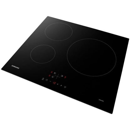 Induction hob - Samsung - 3 zones - L59 x D57 cm - NZ63M3NM1BB/UR - 7200 W - Glass Revetement - Black