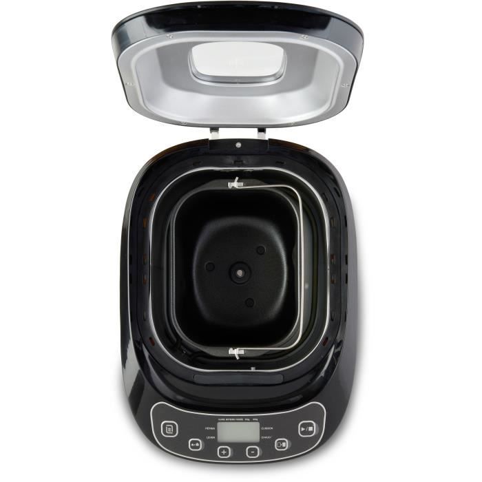 Bread machine - LIVOO - DOP218 - 550W - 12 programs - Removable aluminum bowl - LCD screen - 3 accessories included