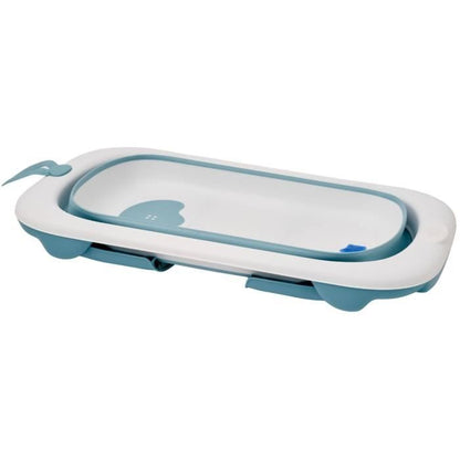 Foldable bathtub - THERMOBABY - BALNÉA - Compact - Drain plug - Up to 18 months - Blue