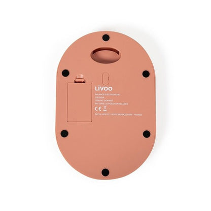 Electronic kitchen scale - Livoo - DOM493T - Terracotta