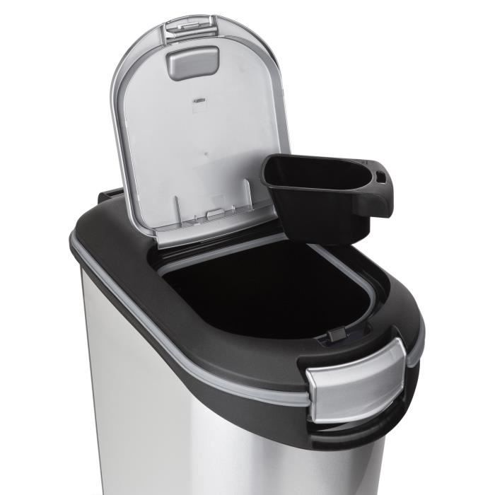 Curver container of animal food 20 kg 54 l silver