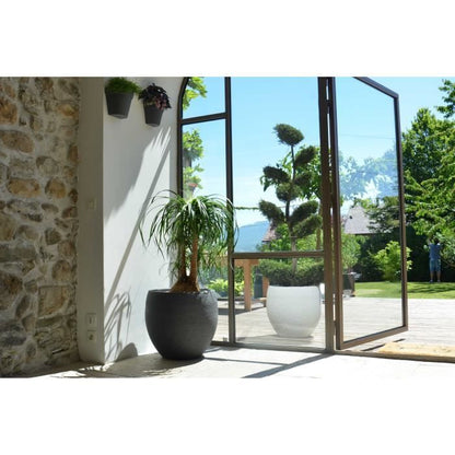 EDA Round Pot Graphit Ø50cm - Capacity 46L - Anthracite Gray