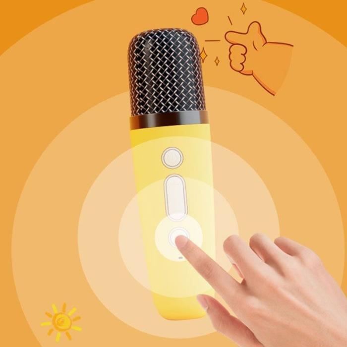 Karaoke kit / Bluetooth speaker and wireless microphone - CGV - MAYA, Magical voice effects, 8h battery life, USB charging