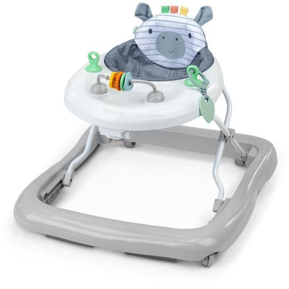 Walker with activities - INGENUITY - Chambray Collection - Comfortable and padded backrest - 3 heights - Foldable