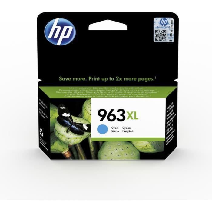 HP 963XL Inkjet Cartridge - Cyan - Inkjet