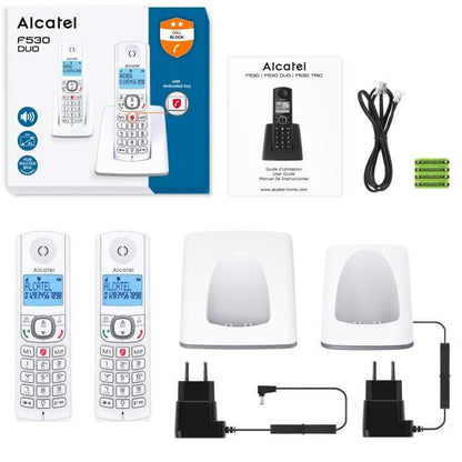 Alcatel F530 duo gray without answering machine