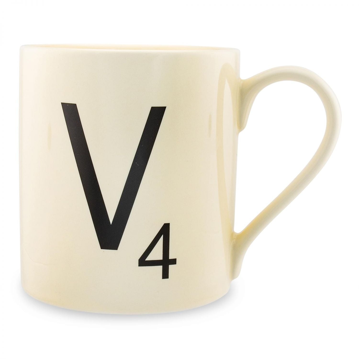 Scrabble Coffee Mug - Choose Your Letters Letter V