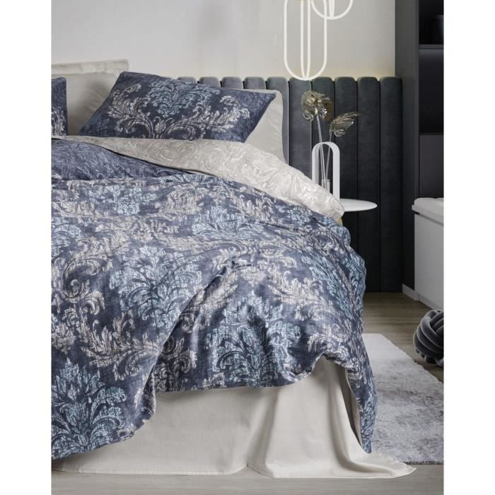 Bedding set - 1 duvet cover 220 x 240 cm + 2 pillowcases 60 x 60 cm - 100% cotton satin - Beige