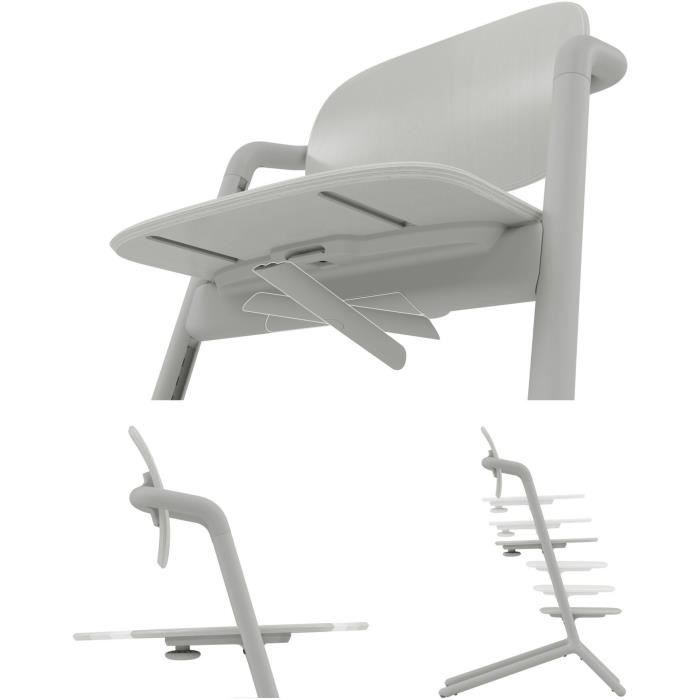 CYBEX LEMO 2 evolving high chair - Gray - Adjustable in height and depth