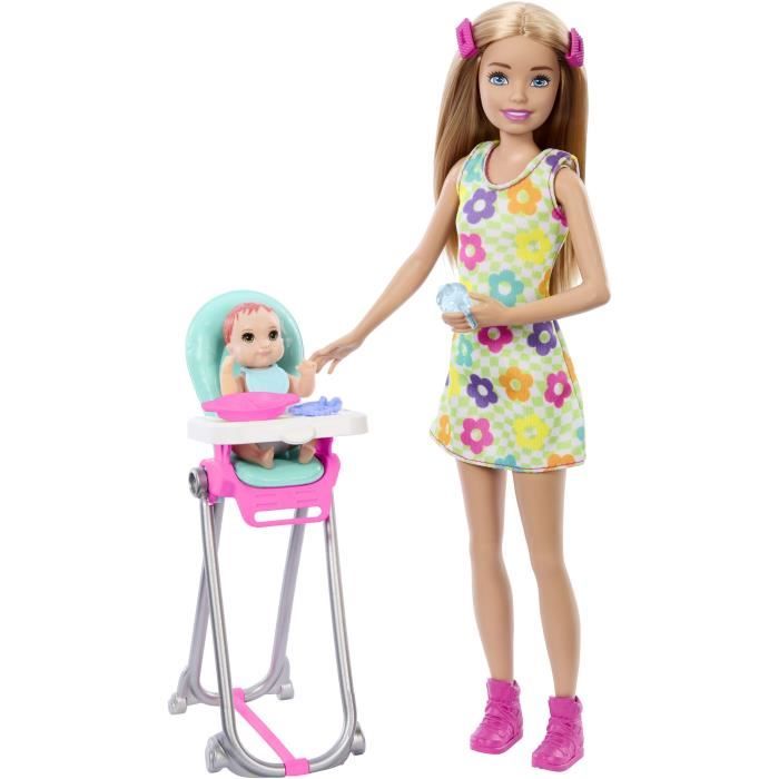 BABYSITTER BABY MEAL BOX - BARBIE - HTK35
