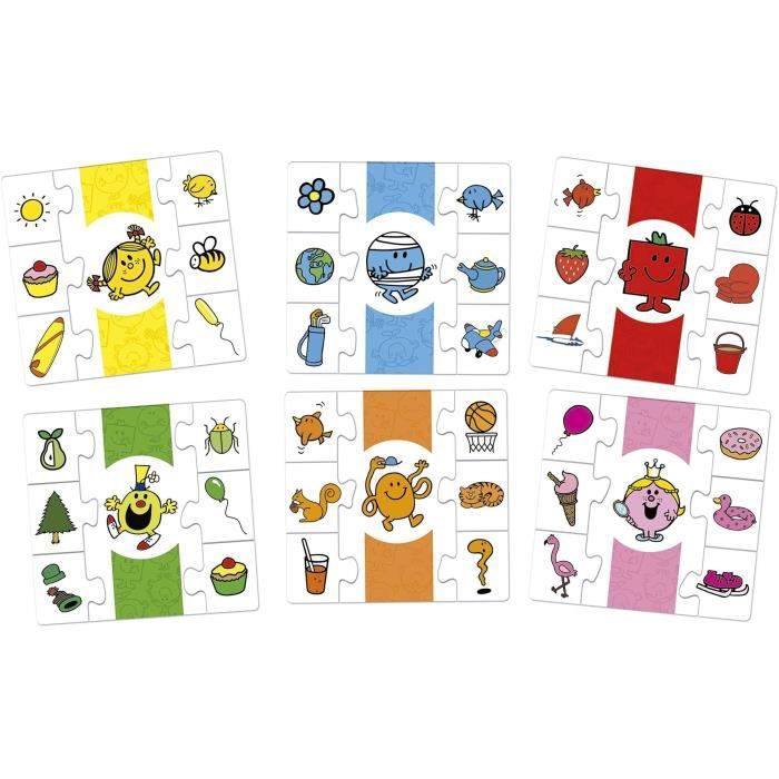 Learning game - EDUCA - Mr. Men and Women - Colors