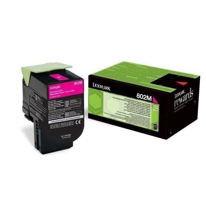 Lexmark Toner 802M - 80C20M0 - Magenta - 1? 000 pages