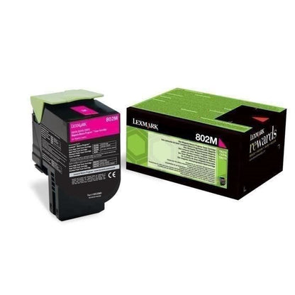 Lexmark Toner 802M - 80C20M0 - Magenta - 1? 000 pages