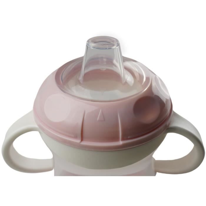 THERMOBABY Leak-proof cup + lid - Powder pink