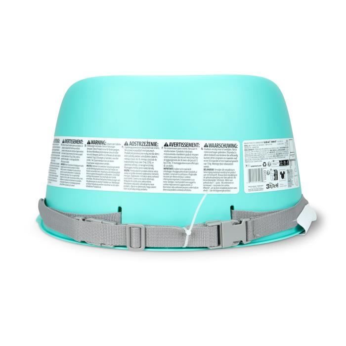 DISNEY BABY - STITCH - Baby booster seat from 6 months to 3 years, Universal, 3-point harness, Easy to clean