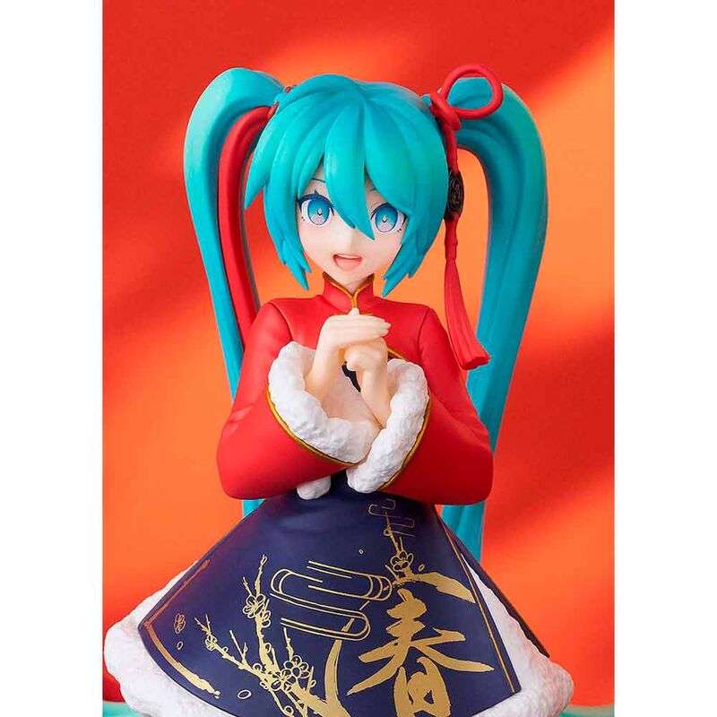 Hatsune Miku Character Vocal Series Hatsune Miku Sourxuan Chinese New Year Pop up Parade figure 17cm