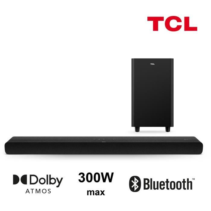 TCL TS8212 - 2.1.2 soundbar - Wireless subwoofer - Dolby Atmos - HDMI eARC - Bluetooth - 300W