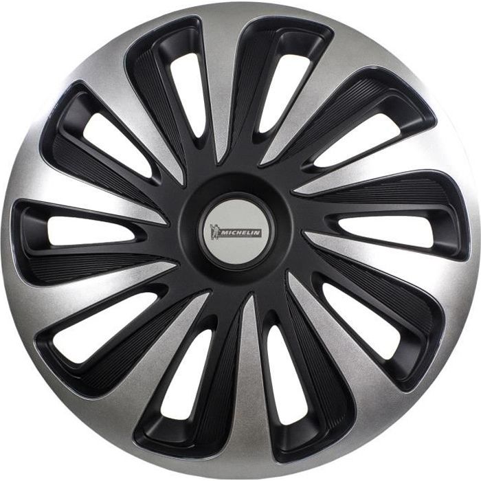 MICHELIN Wheel cover 16 NVS 3D by 4 in a box Black