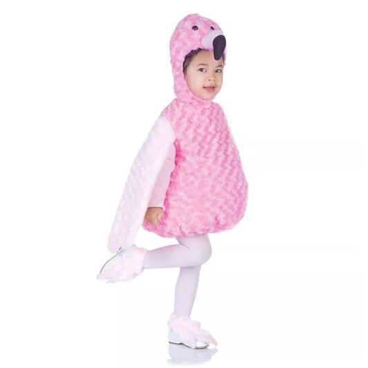 Belly Babies Pink Flamingo Costume Child Toddler X-Large 4-6