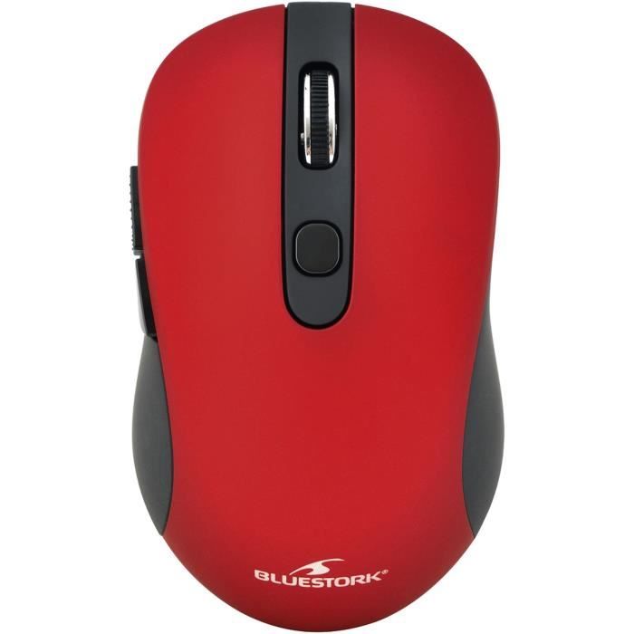 Wireless Mouse - 2.4 GHz - Buttons - Red