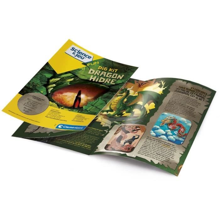 Clementoni - Sciences and play - Legendary egg - Marin Dragon