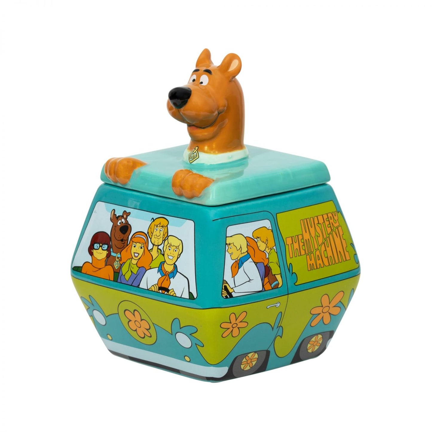 Scooby-Doo Mystery Machine 7-Inch Sculpted Ceramic Snack Jar