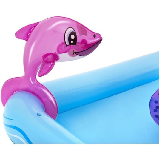 BESTWAY Fantastic Aquarium 239 x 206 x 86 cm Paddling Pool Playground with Fountain